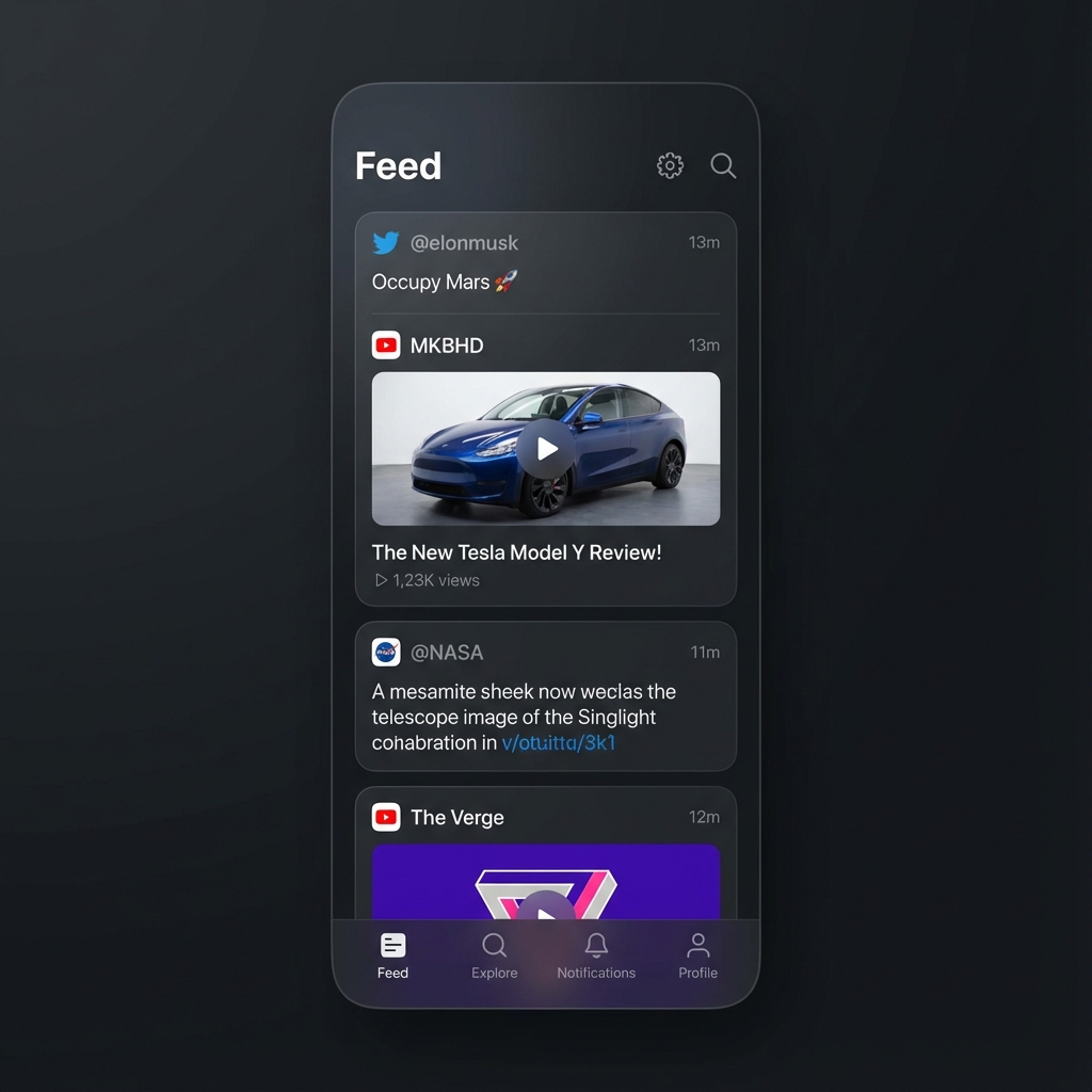 Unified Chronological Feed
